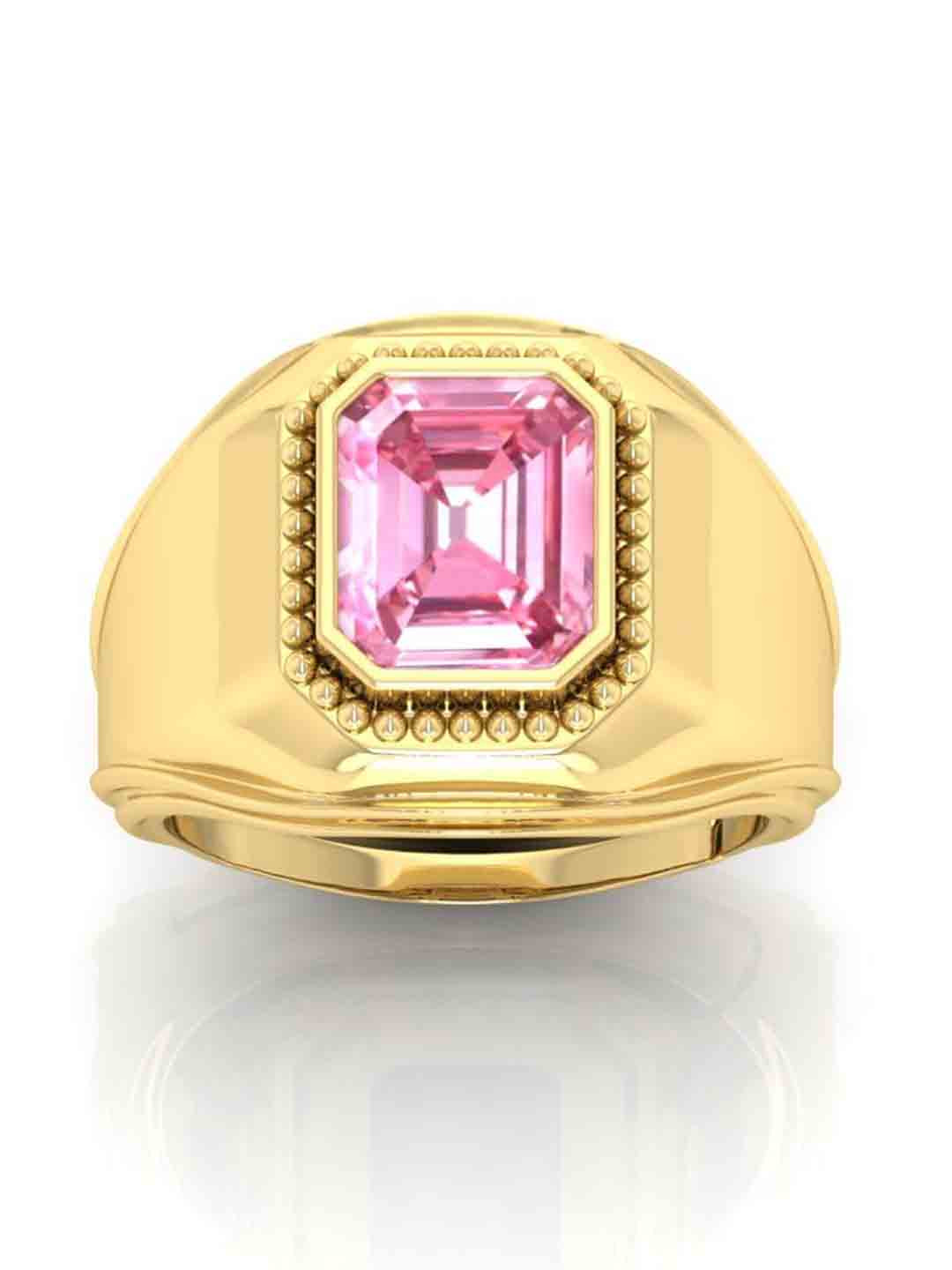 RRVGEM 12.25 Kt Pink Sapphire Gemstone Ring