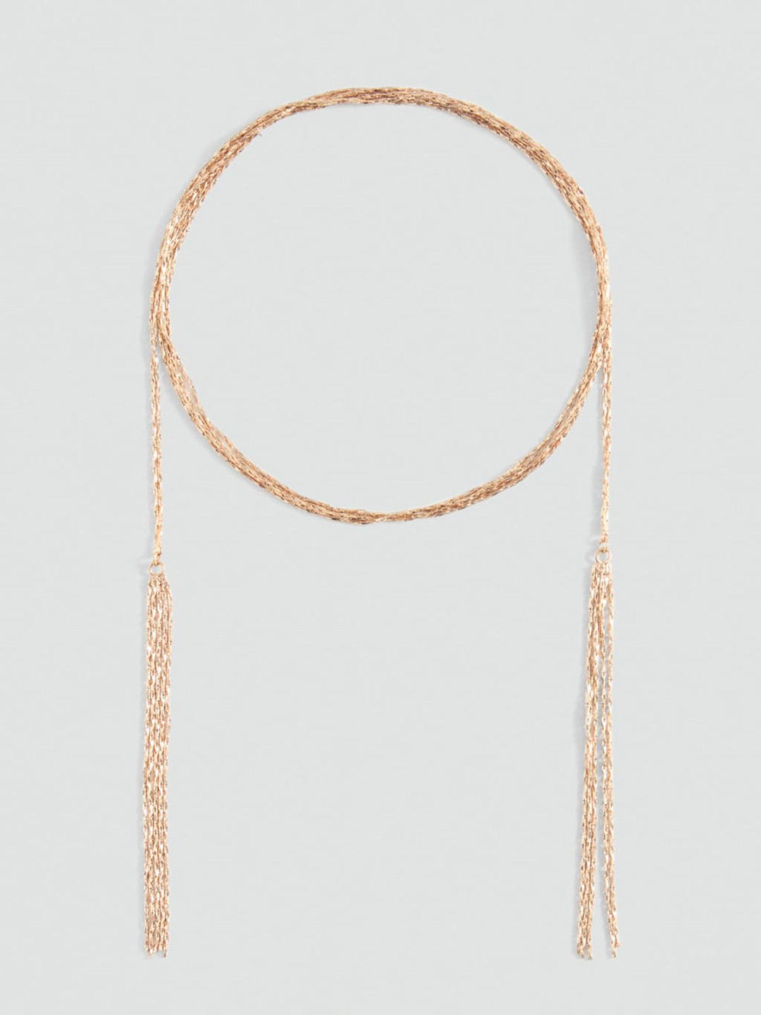 MANGO Minimal Slim Waterfall Layered Chain