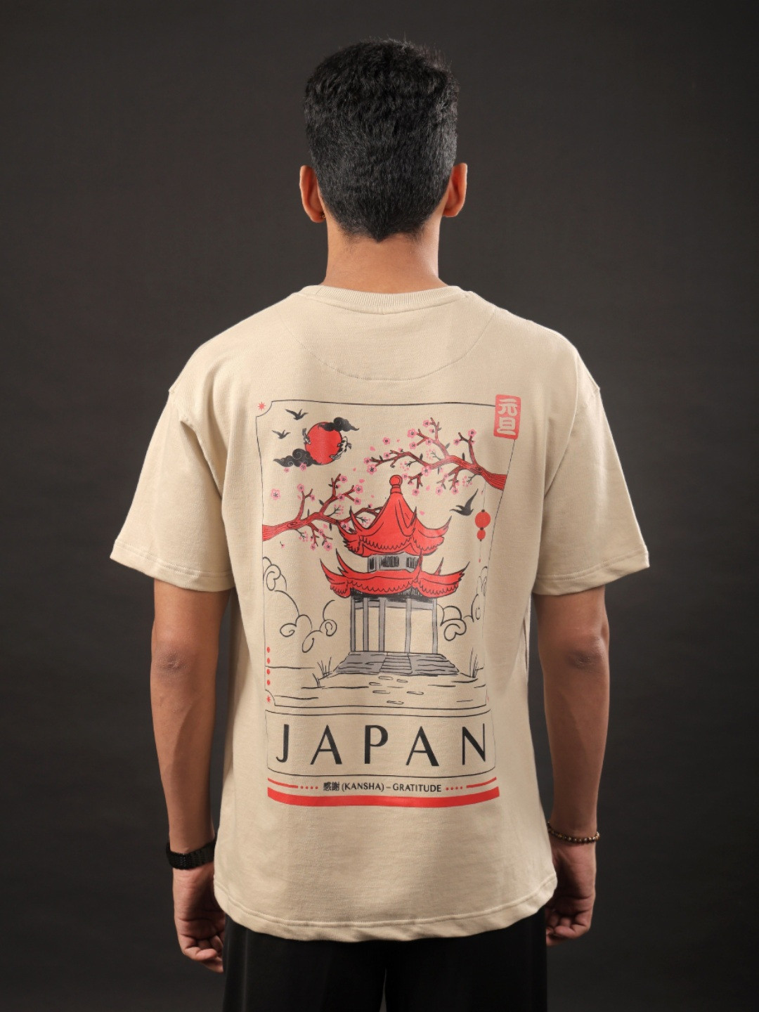 15 BUTTONS Typography Printed Short Sleeves Round Neck Regular Fit T-Shirt