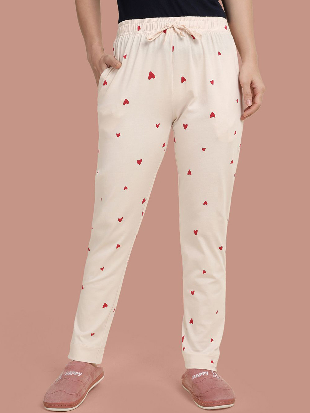 TWIN BIRDS  Women Shell Cotton Printed Night Pant