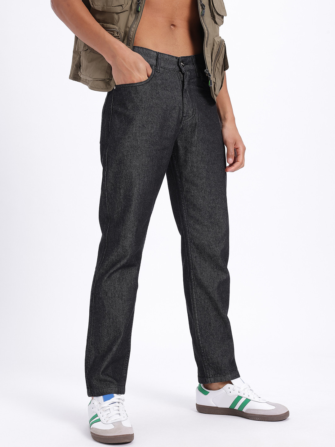 glitchez Men Casual Relaxed Fit Jeans
