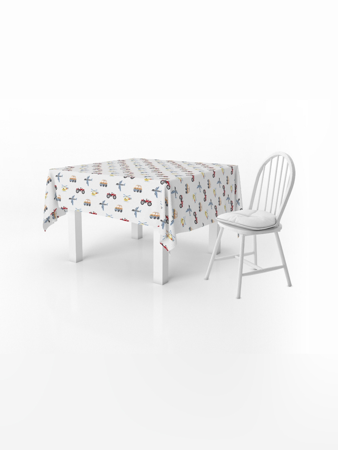 Cotton Candy White Cotton Table Covers