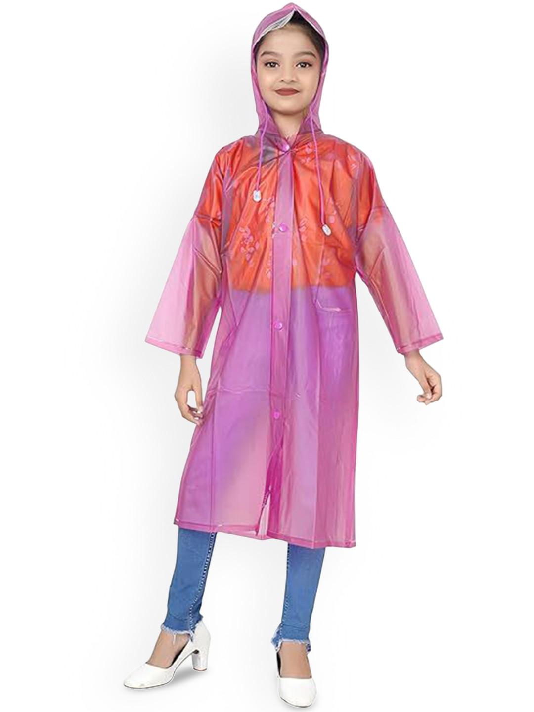 BAESD Kids Waterproof Long Rain Jacket