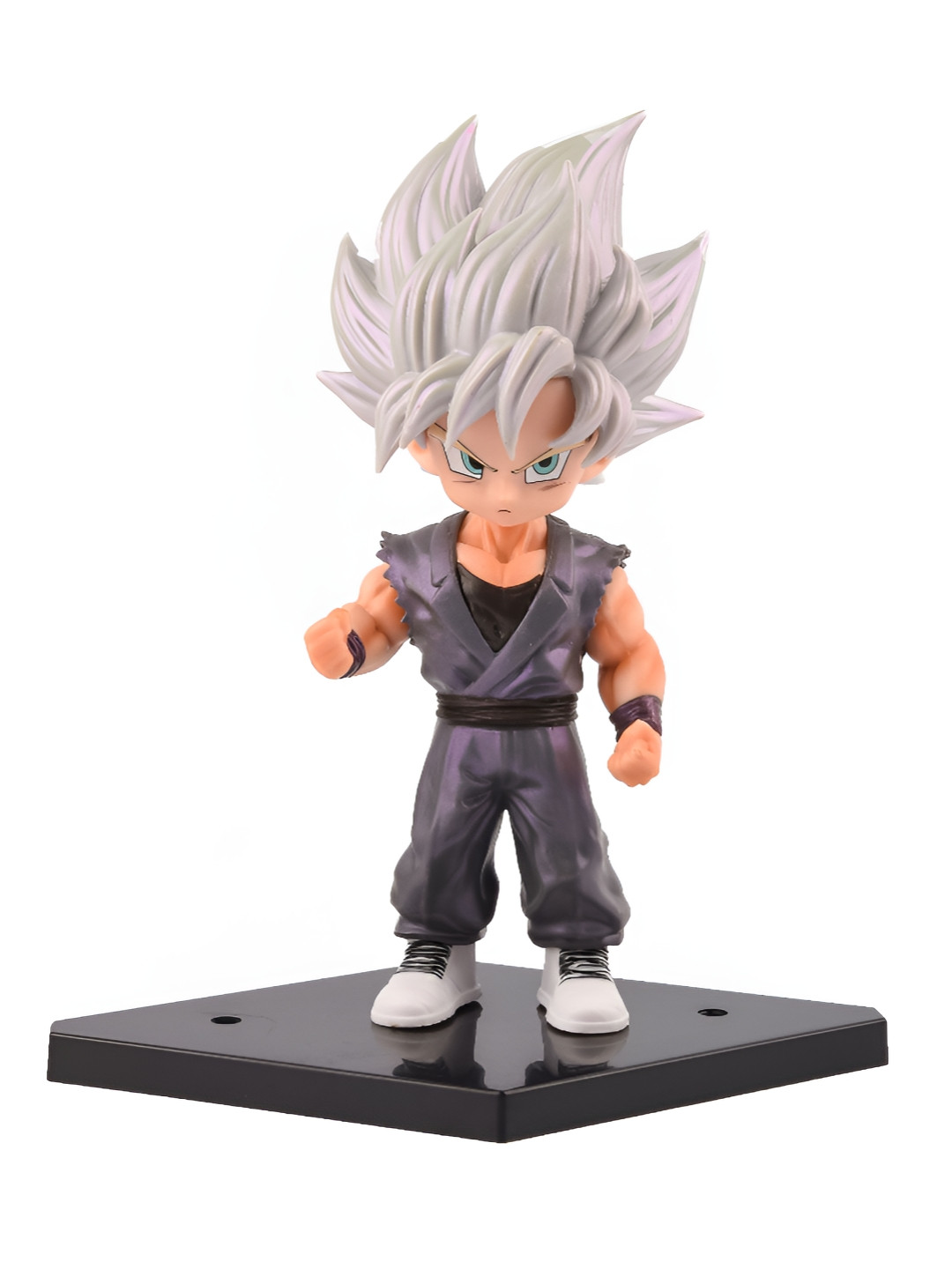 COMICSENSE Dragon Ball Z Anime Grey Plastic Glossy Kid Room Medium Showpiece - 7.1 Inches