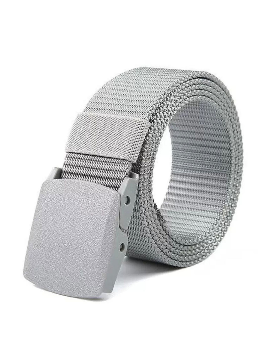 Niddleman Men Woven AutoLock Slider Buckle Slim Belt