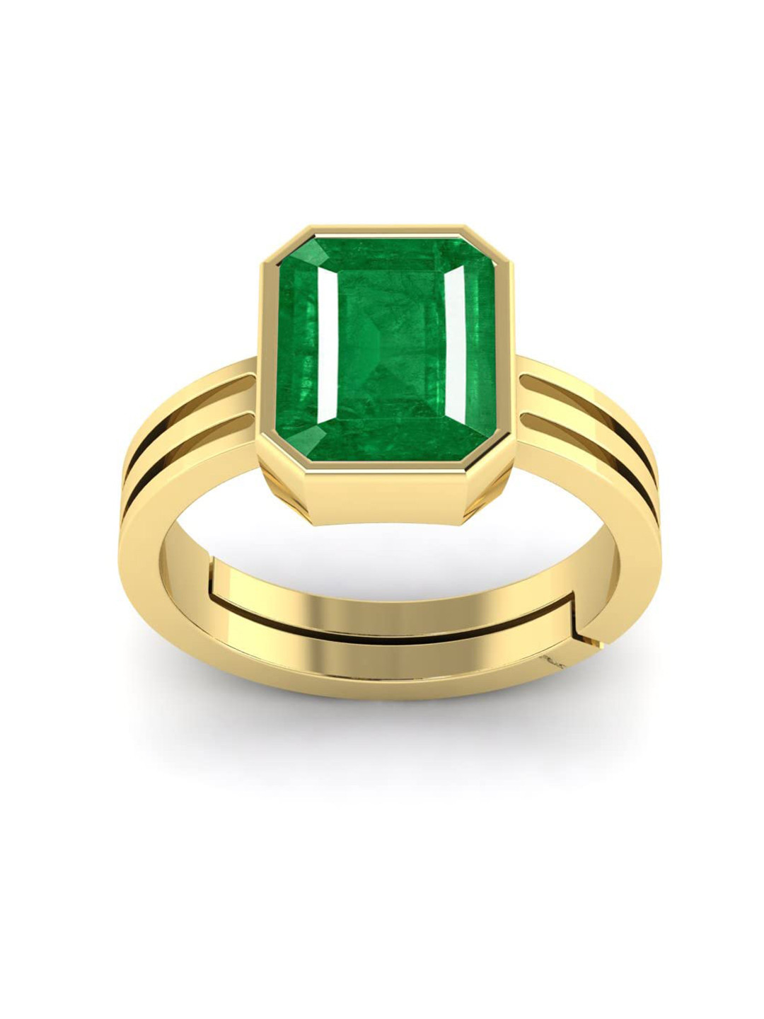 RRVGEM Emerald 5.50 Ratti Finger Ring