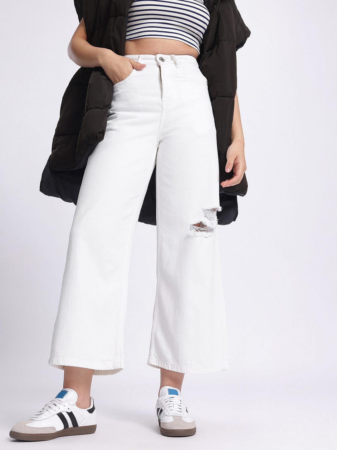 glitchez Women Baggy Wide Leg Jeans