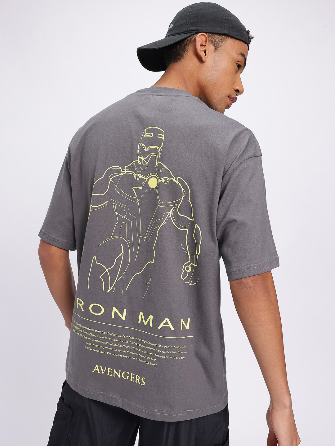 Marvel Iron Man Oversized Cotton T-shirt