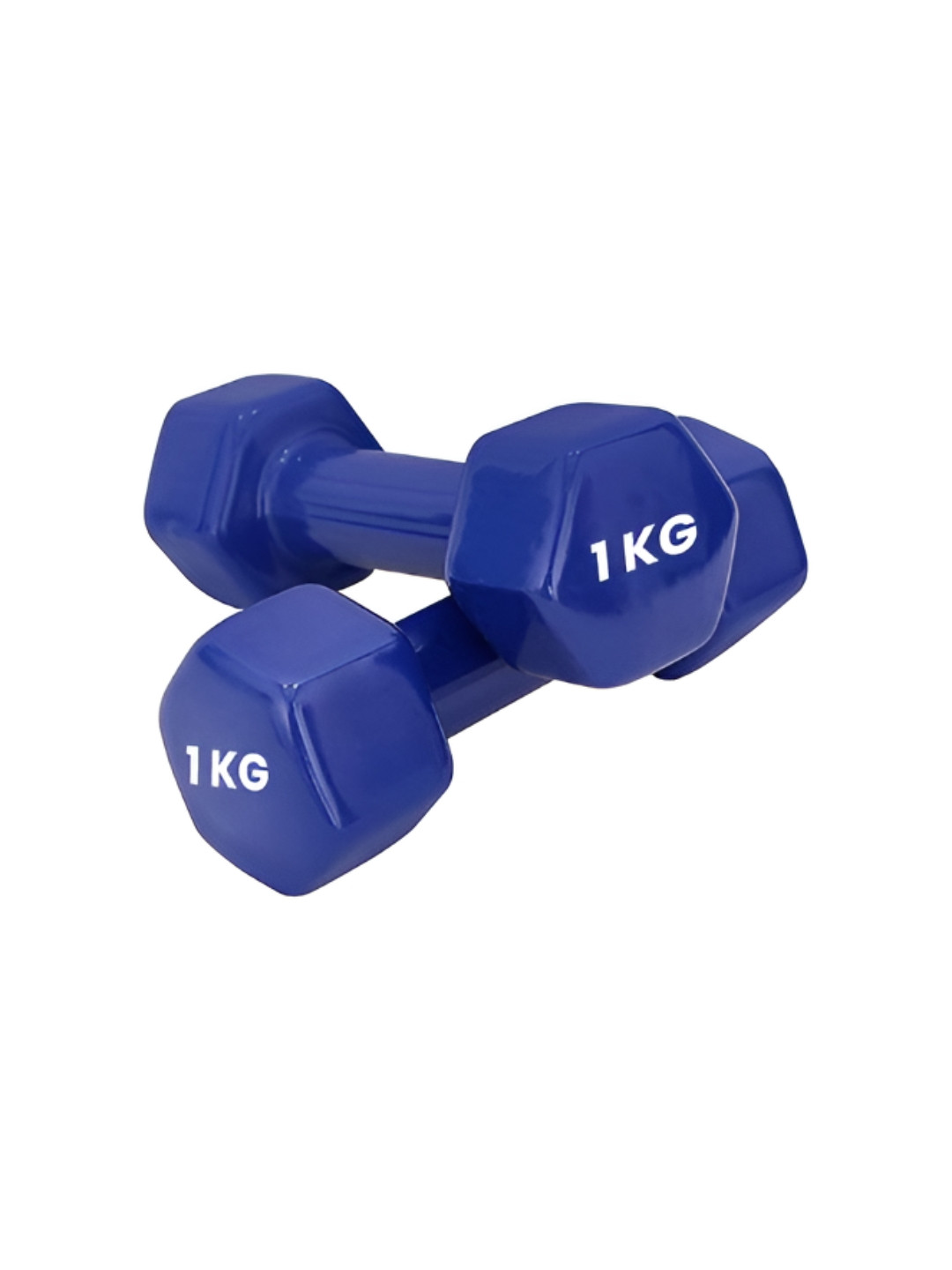 GRIP Set Of 2 Hexagon Fixed Weight Dumbbells - 1 kg Each