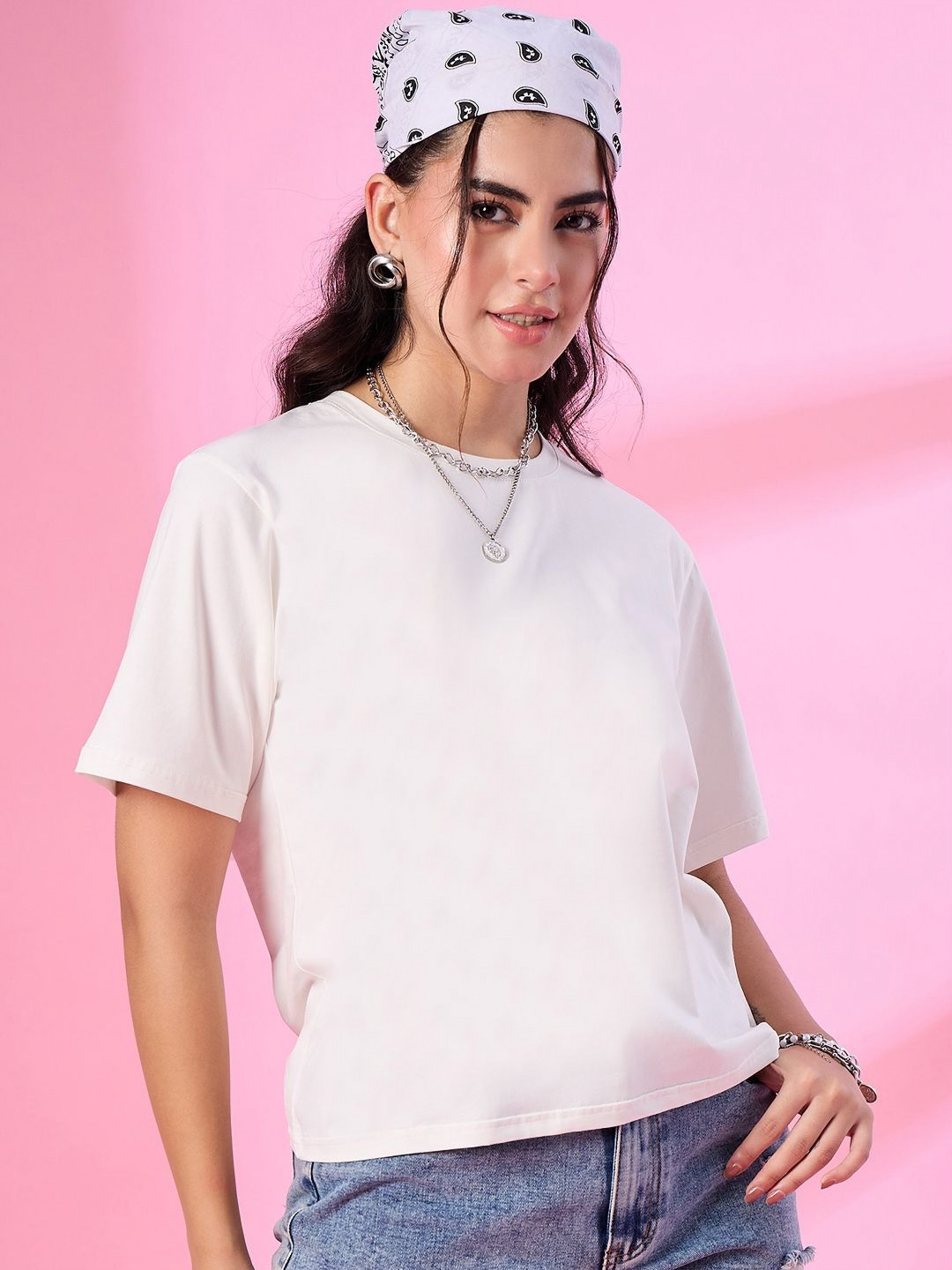 CUPID Round Neck Regular Fit Cotton T-shirt