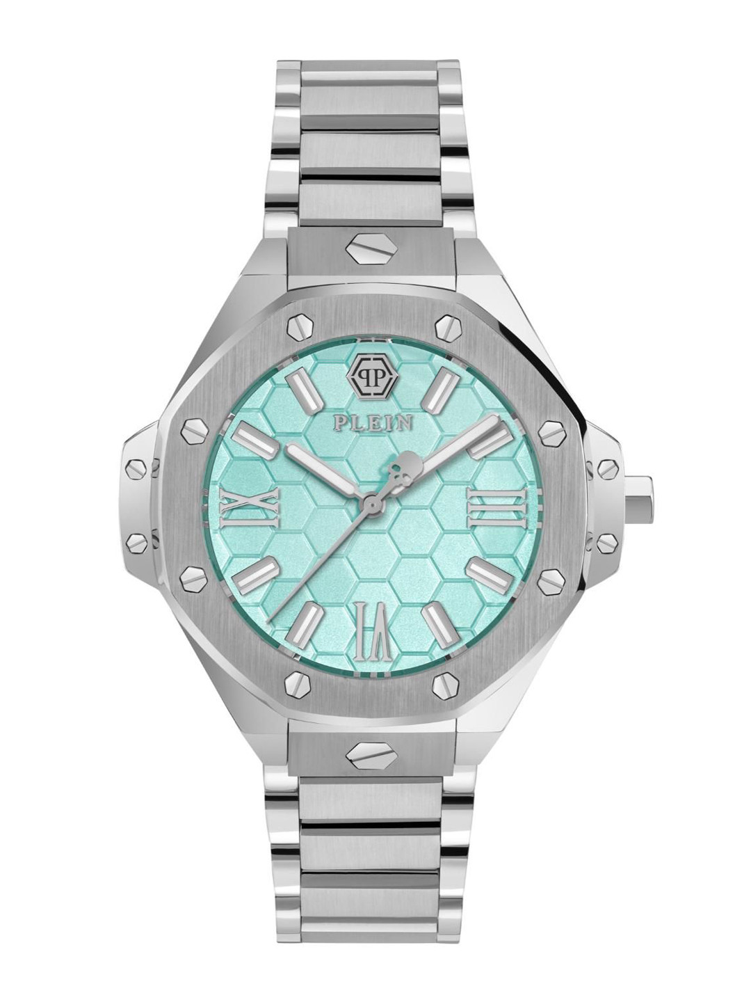 PHILIPP PLEIN Women Brass Dial &  Bracelet Style Straps Analogue Watch PWBDA0624