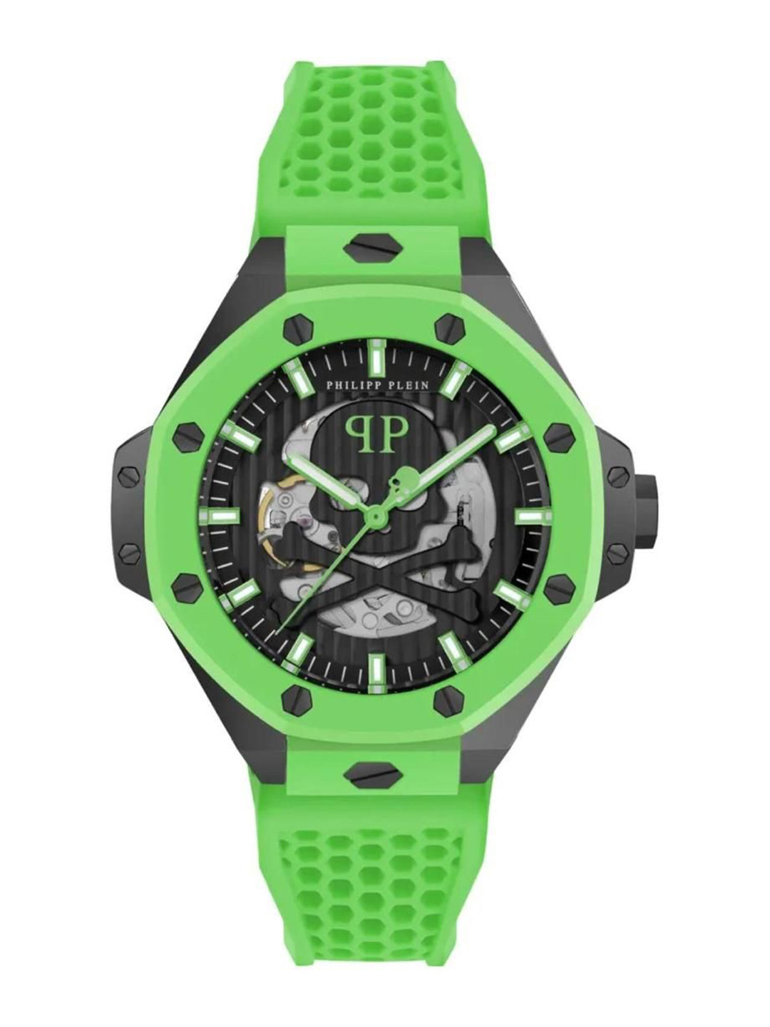 PHILIPP PLEIN Men Brass Dial & Bracelet Style Straps Analogue Watch