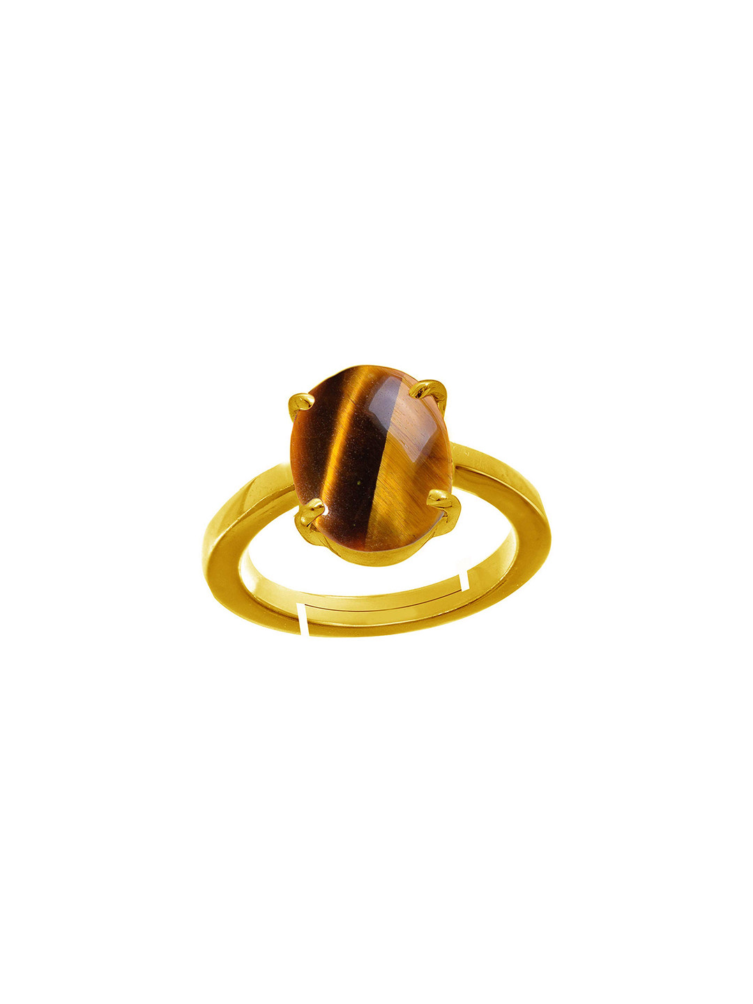 RRVGEM 12.25 Ratti To 13.00 Ratti Tiger's Eye Ring