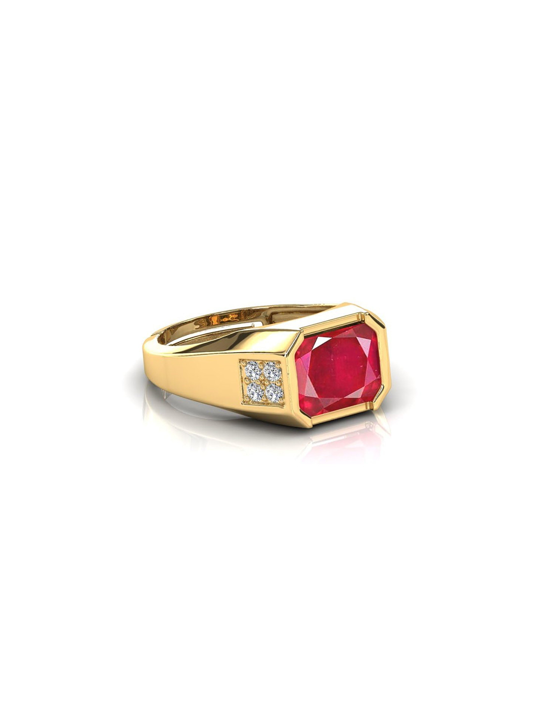 RRVGEM Ruby 7.25 Ratti Finger Ring