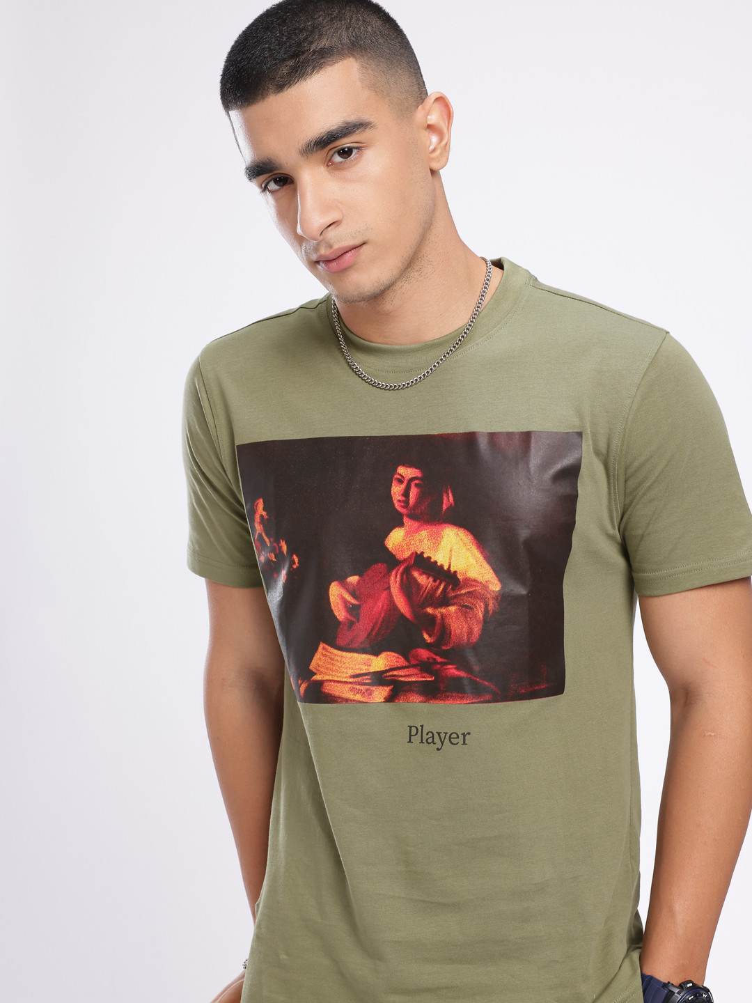 glitchez Graphic Printed T-shirt