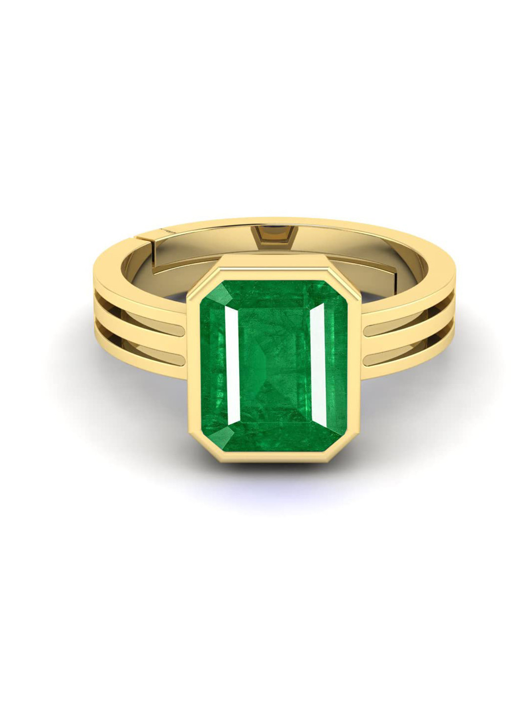 RRVGEM 9 Ratti Colombian Emerald Finger Ring