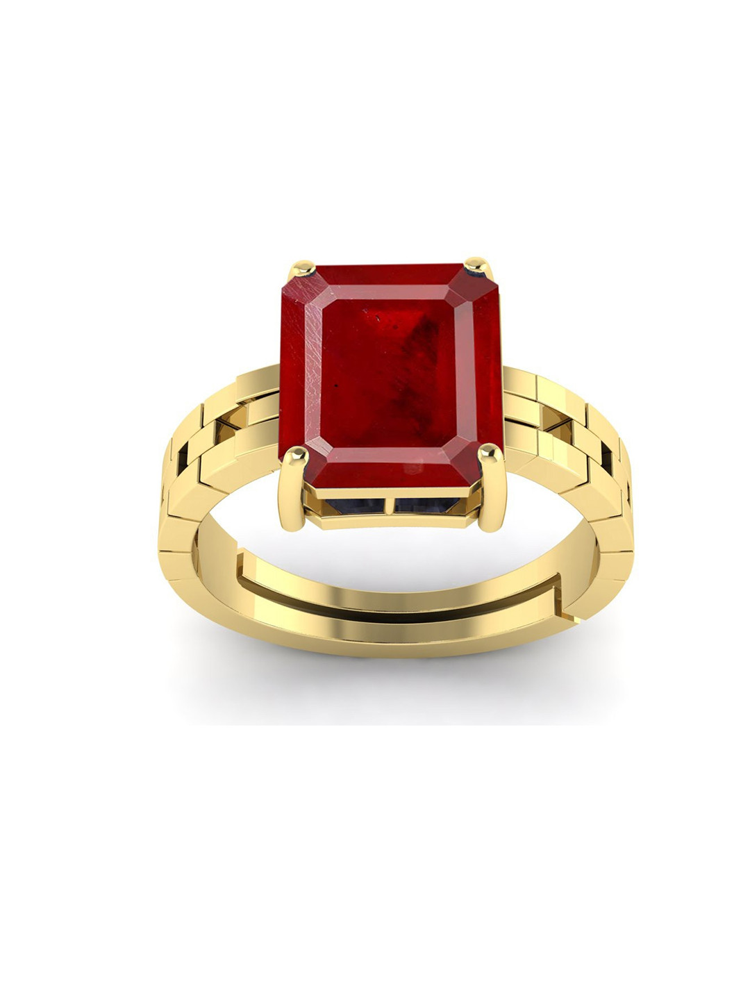RRVGEM 10 KT Ruby Gemstone Finger Ring