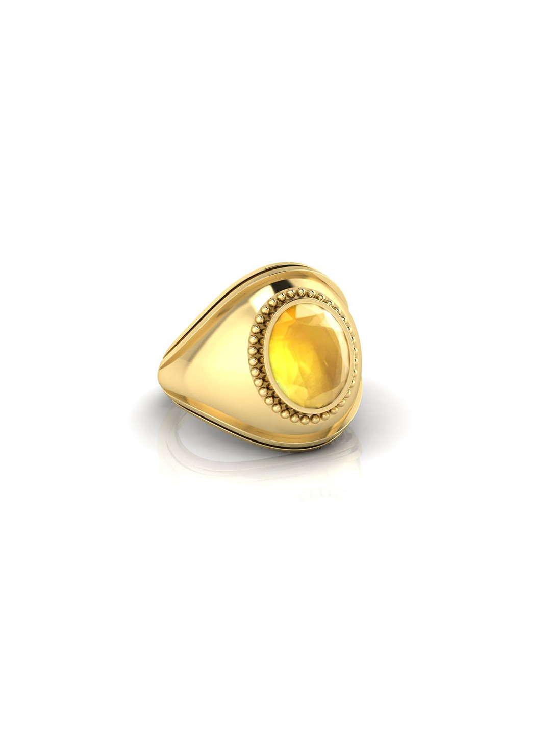 RRVGEM Yellow Sapphire Ring 12.25 Cara