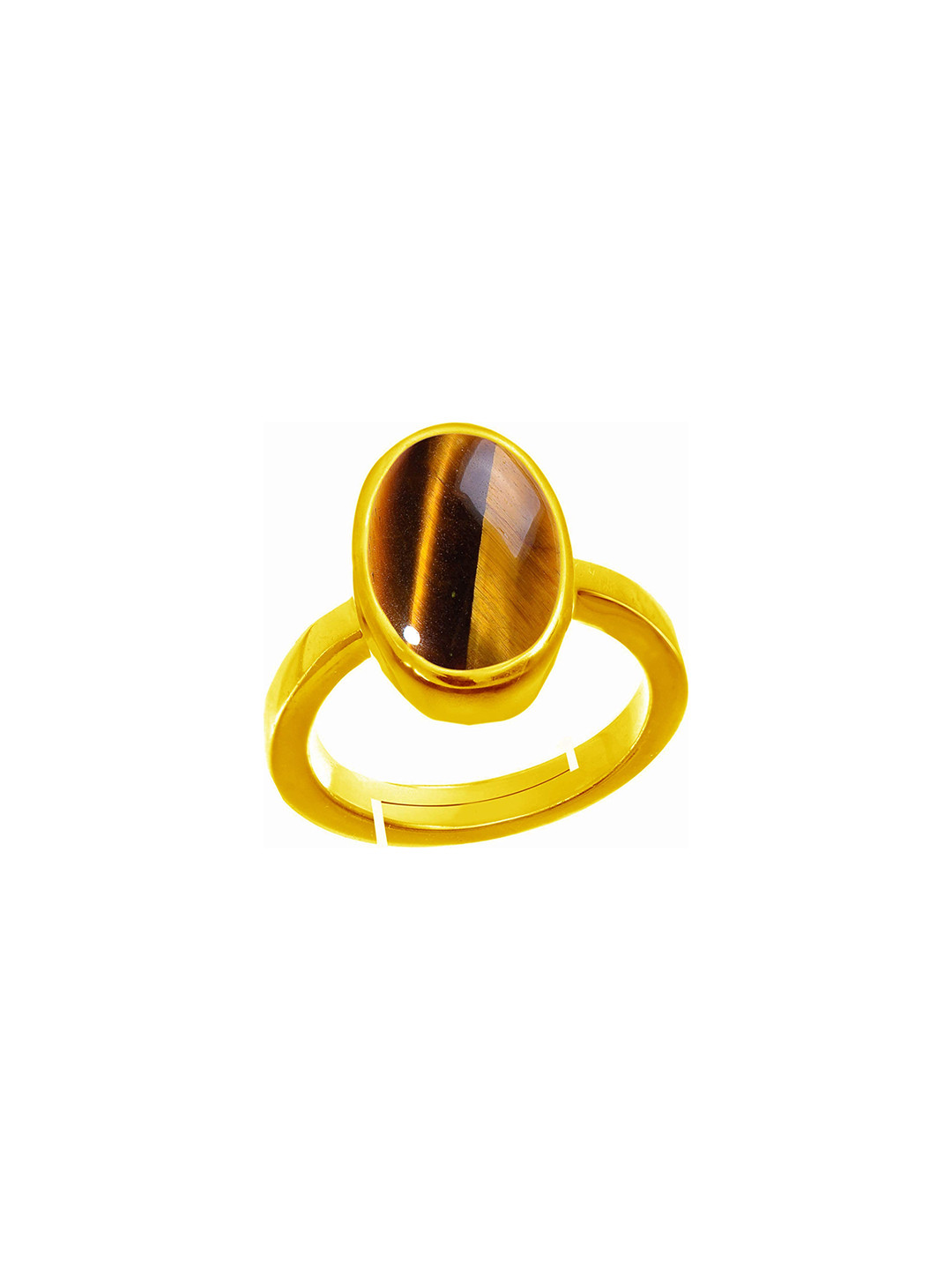 RRVGEM 8.25 Ratti To 9.00 Ratti Earth Mined Tiger Eye Ring