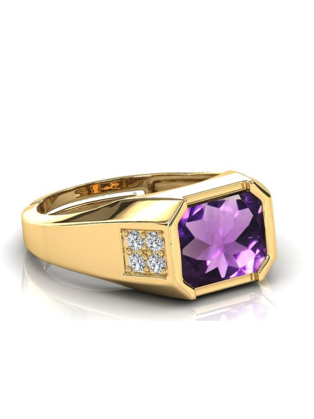 RRVGEM 10.25 Ratti Handcafted Amethyst Ring