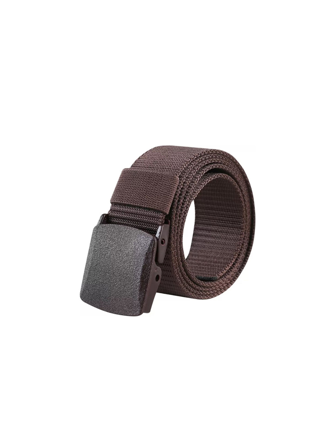 Niddleman Men Woven Design Belt With Slider Buckle Closure