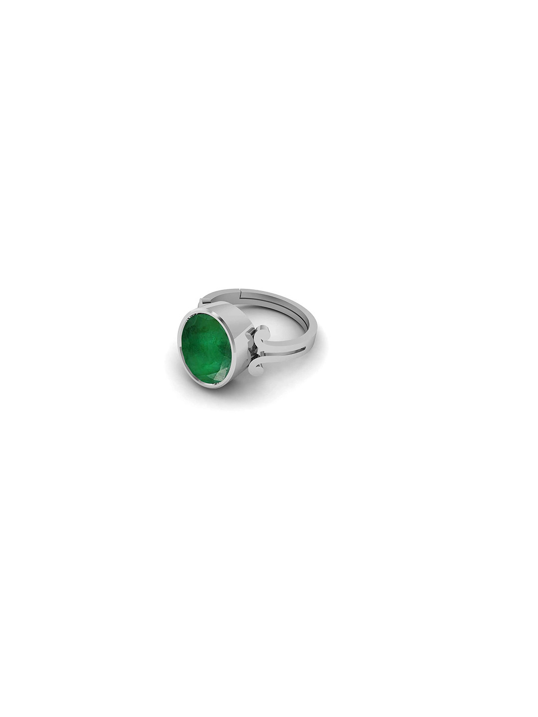RRVGEM 4.25 Emerald Stone Ring