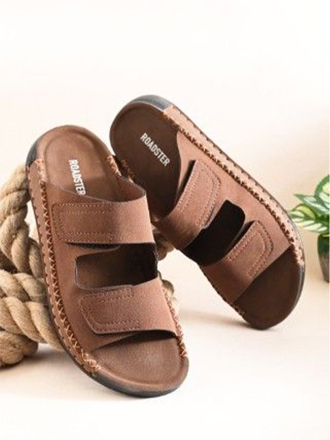 The Roadster Lifestyle Co Men Lightweight Slip-Ons Comfort Sandals