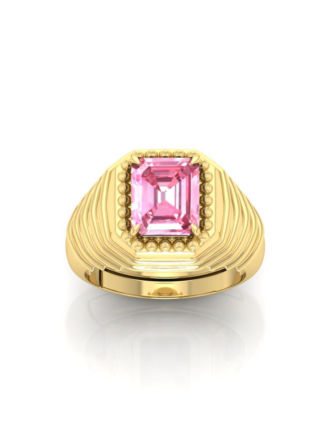 RRVGEM 8.00 Ratti Pink Sapphire Gemstone Ring