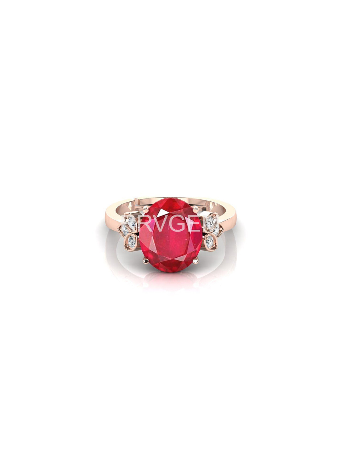 RRVGEM Ruby 11.25 Ratti 11.50 KT Finger Ring