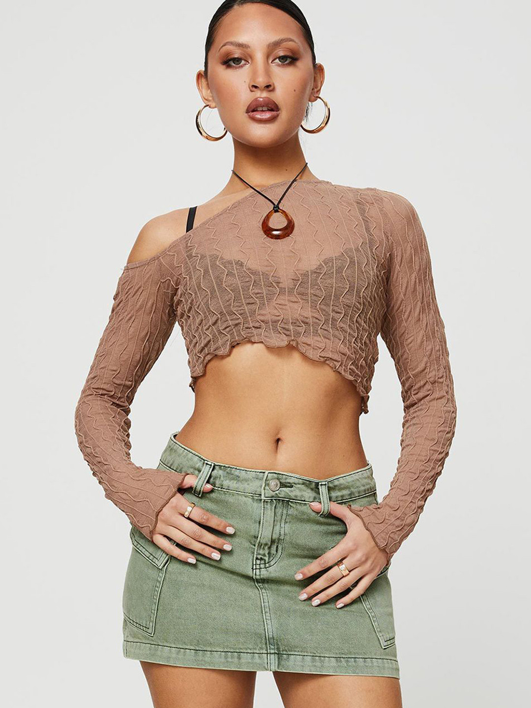 JC Mode Cargo Straight Mini Skirt