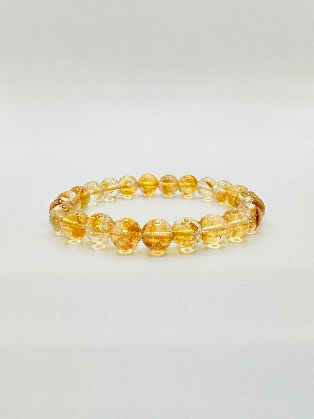 HEALINGGEMS Yellow Ceramic Elasticated Bracelet