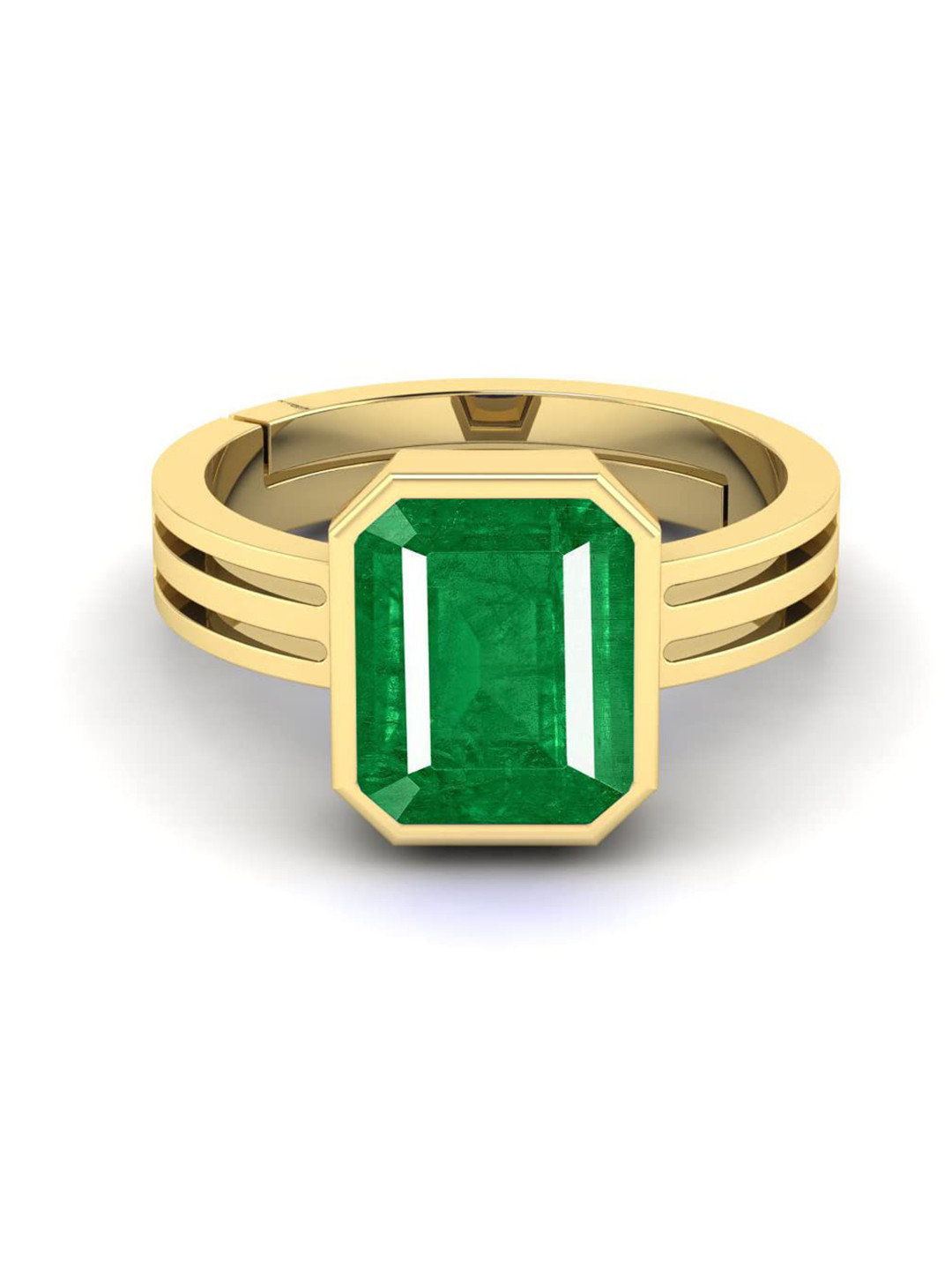 RRVGEM 5.25 Ratti To 5.00 KT Emerald Ring