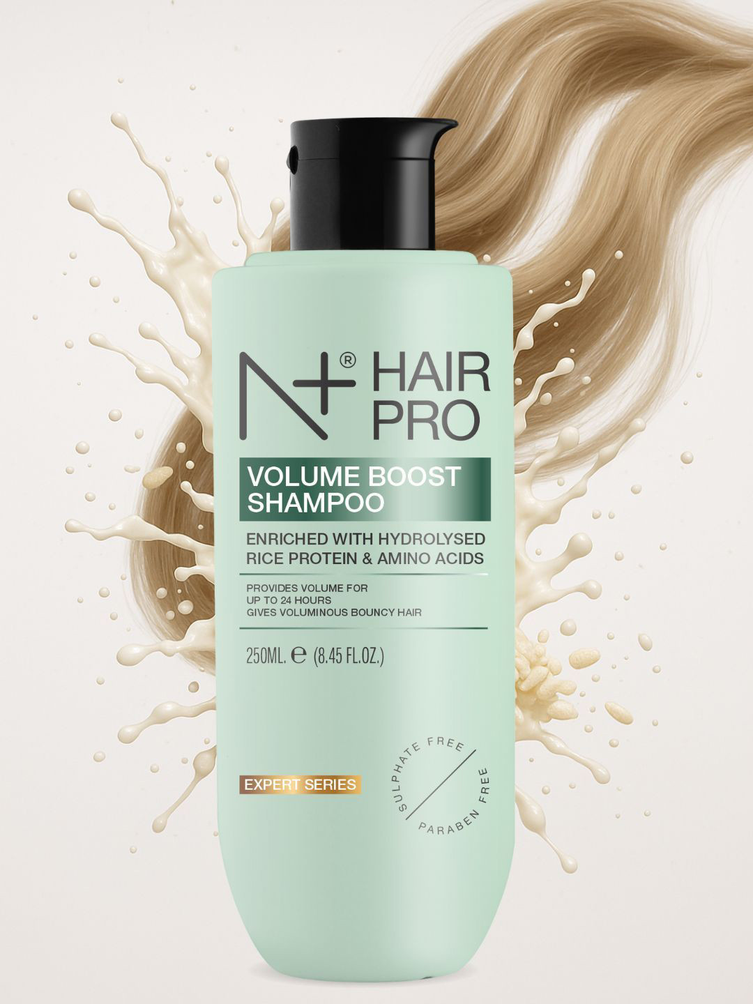 N Plus Professional Volume Boost Shampoo For Bouncy Hair - 250 ml