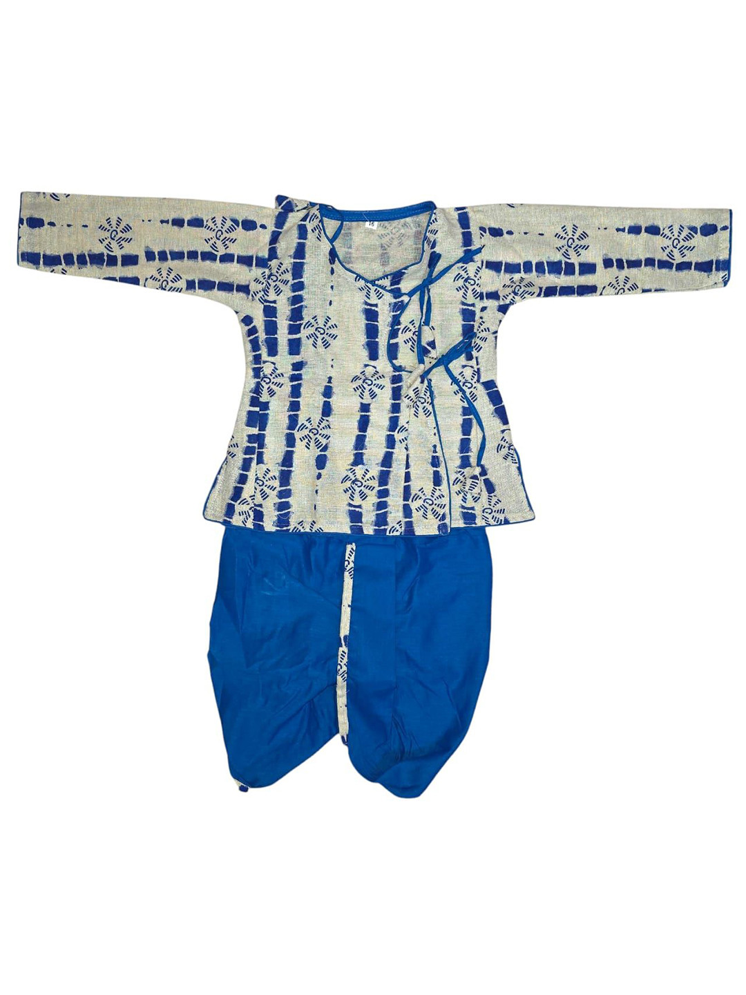 LITTLE DREAMS Kids Printed Pure Cotton Kurta With Dhoti Pants