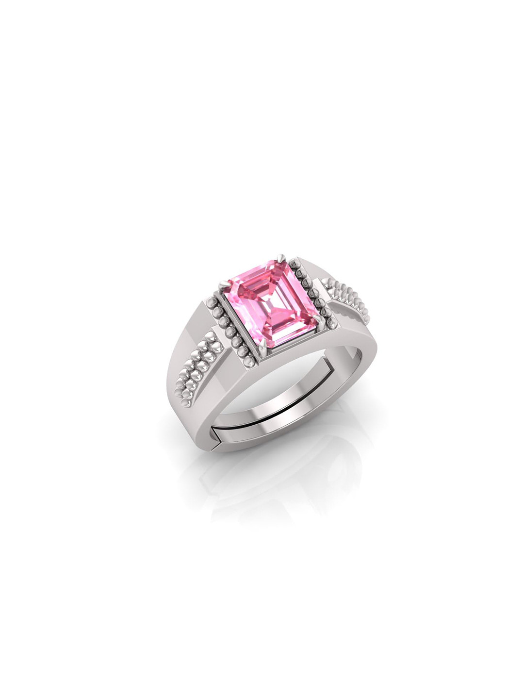 RRVGEM 5.00 KT Pink Stone Ring