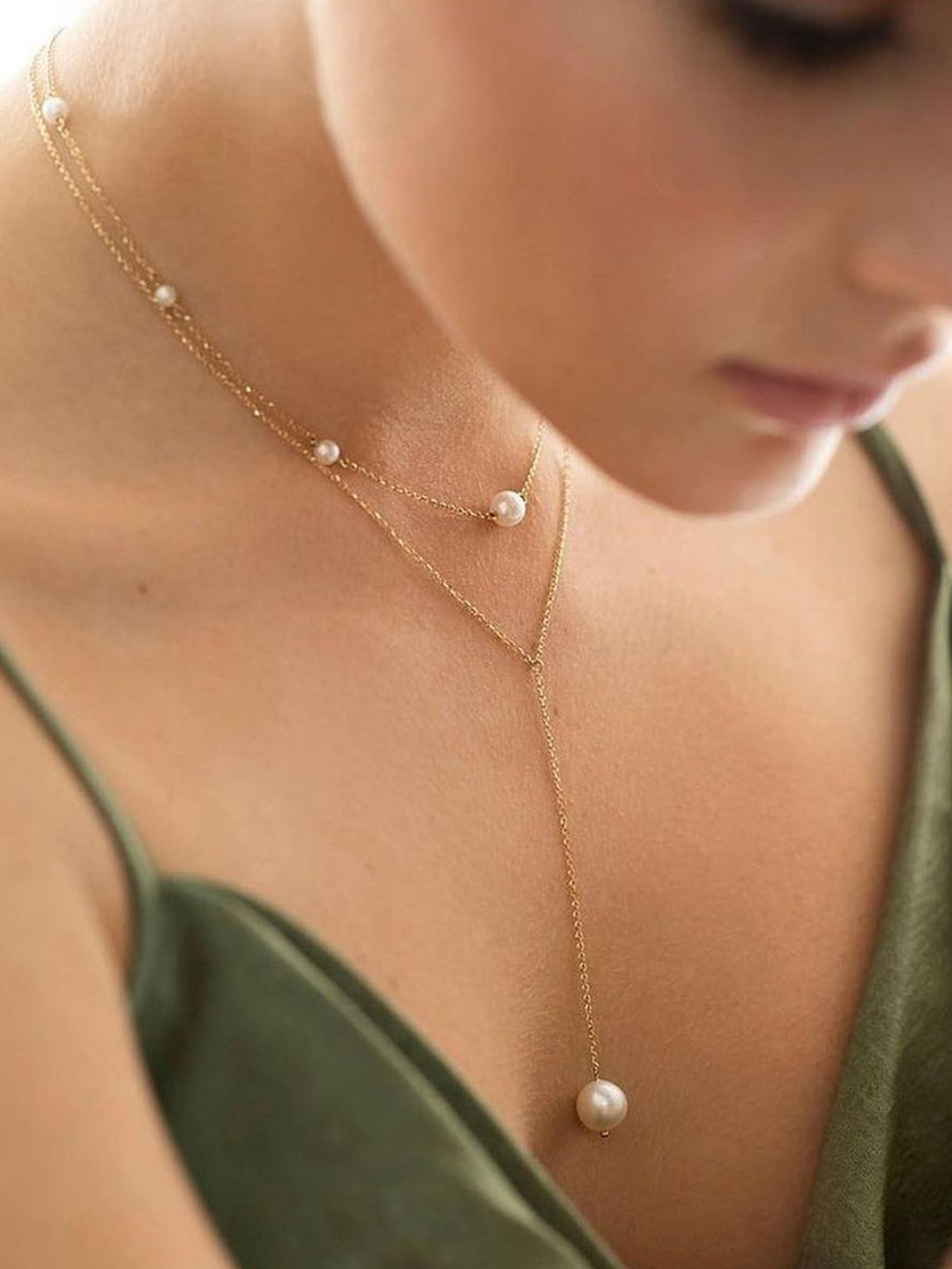 ReNi Brass Gold-Plated Necklace