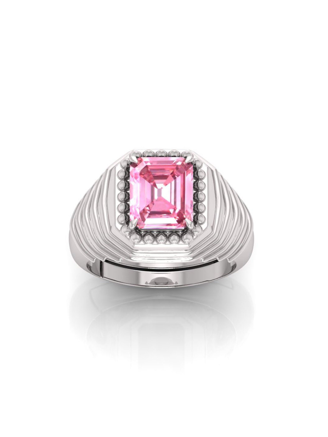 RRVGEM Pink Sapphire Finger Ring