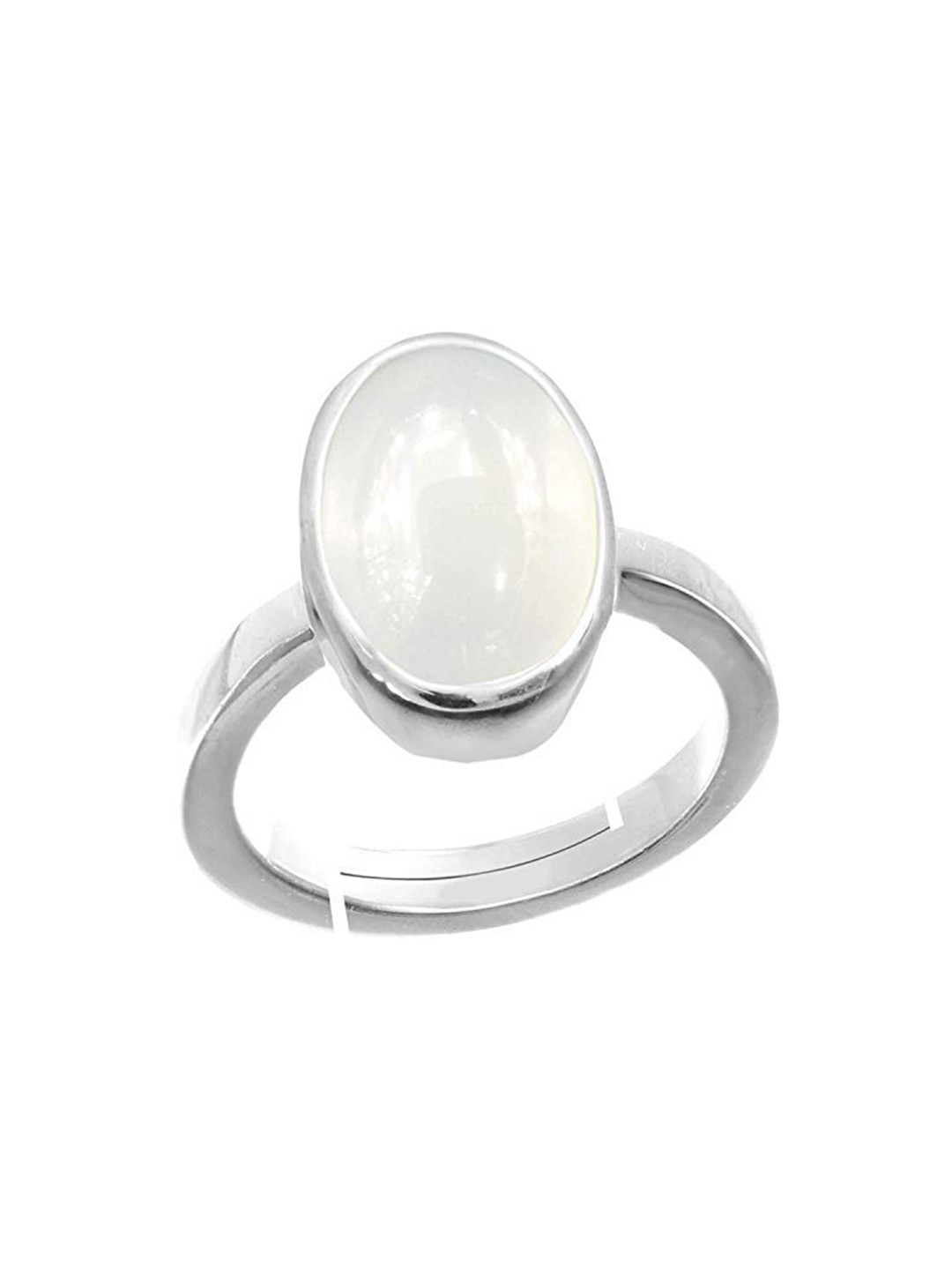 RRVGEM 13.25 Ratti 13.00 KT Rainbow MoonStone Finger Ring