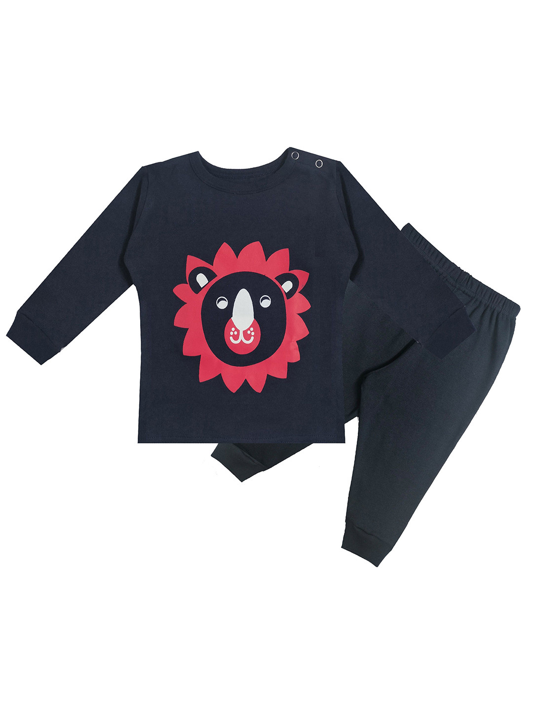 FASLA Kids Printed Pure Cotton T-Shirt With Jogger