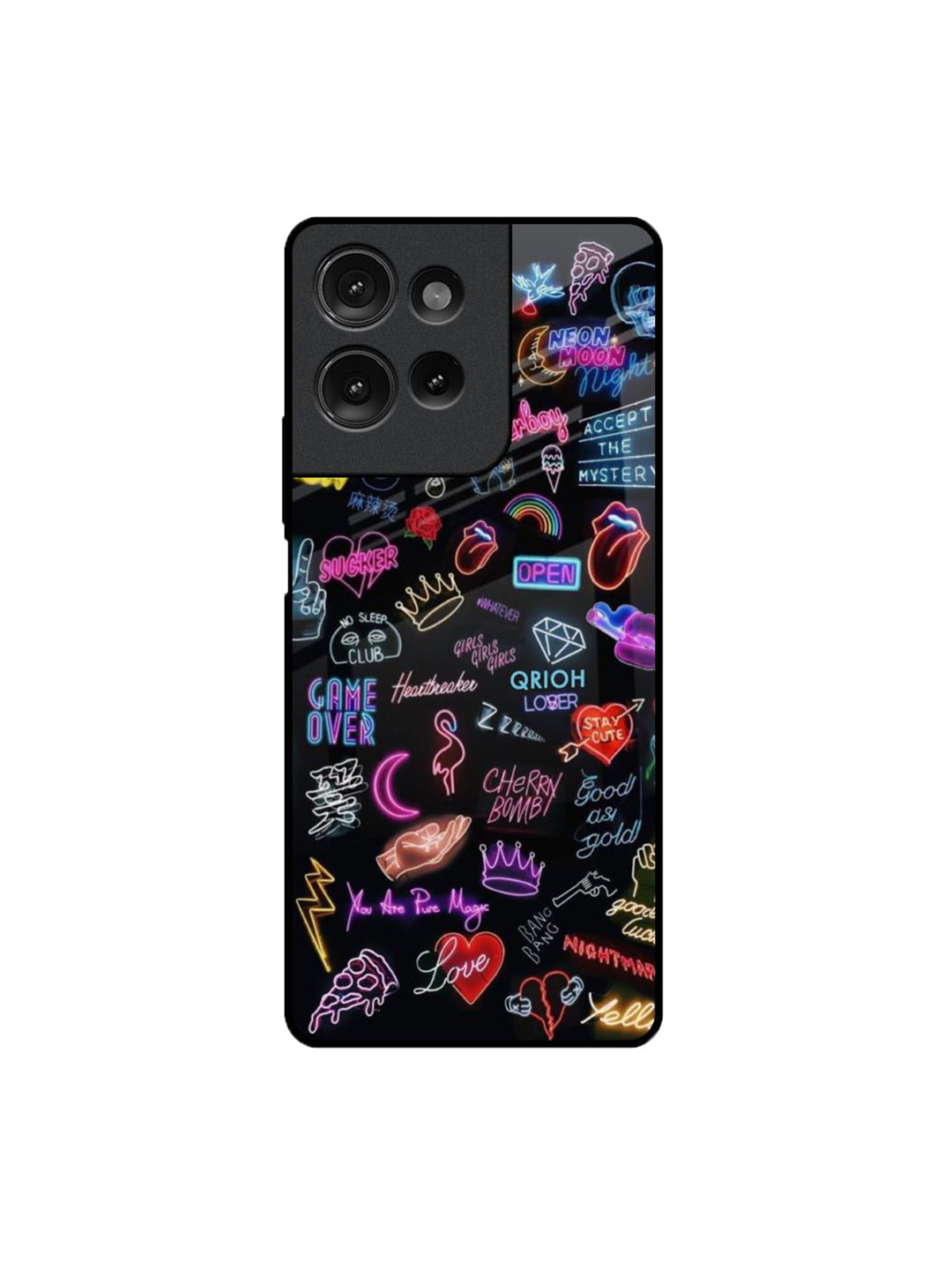 QRIOH Accept The Mystery Printed Motorola G75 5G Impact Resistant Back Case