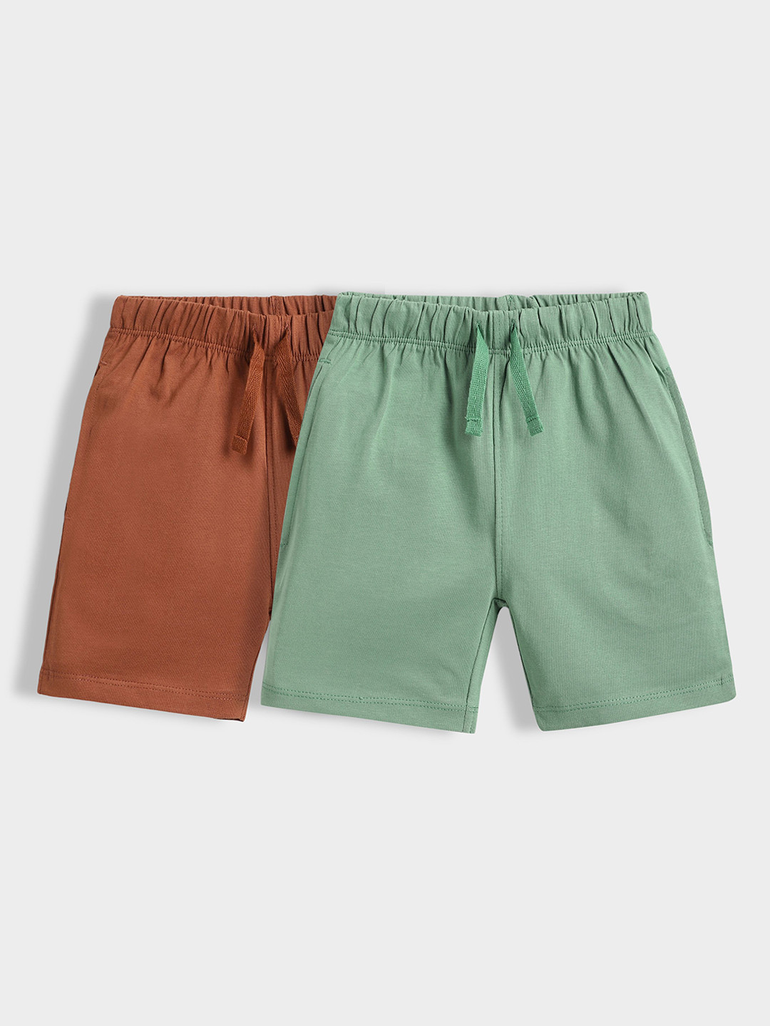 Orange Sugar Kids Pack of 2 Cotton Shorts