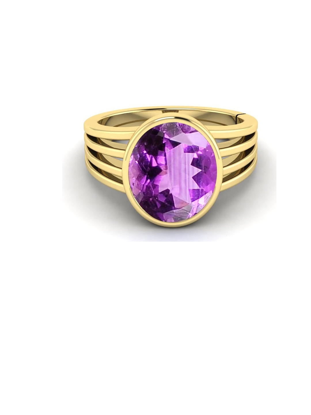 Amethyst 6.25 Ratti 6.00 KT Ring