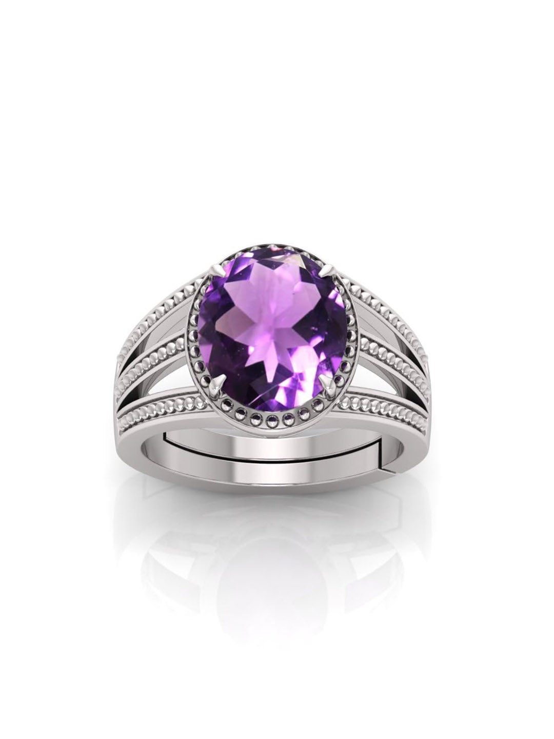 RRVGEM Blue 11.00 KT Amethyst Ring