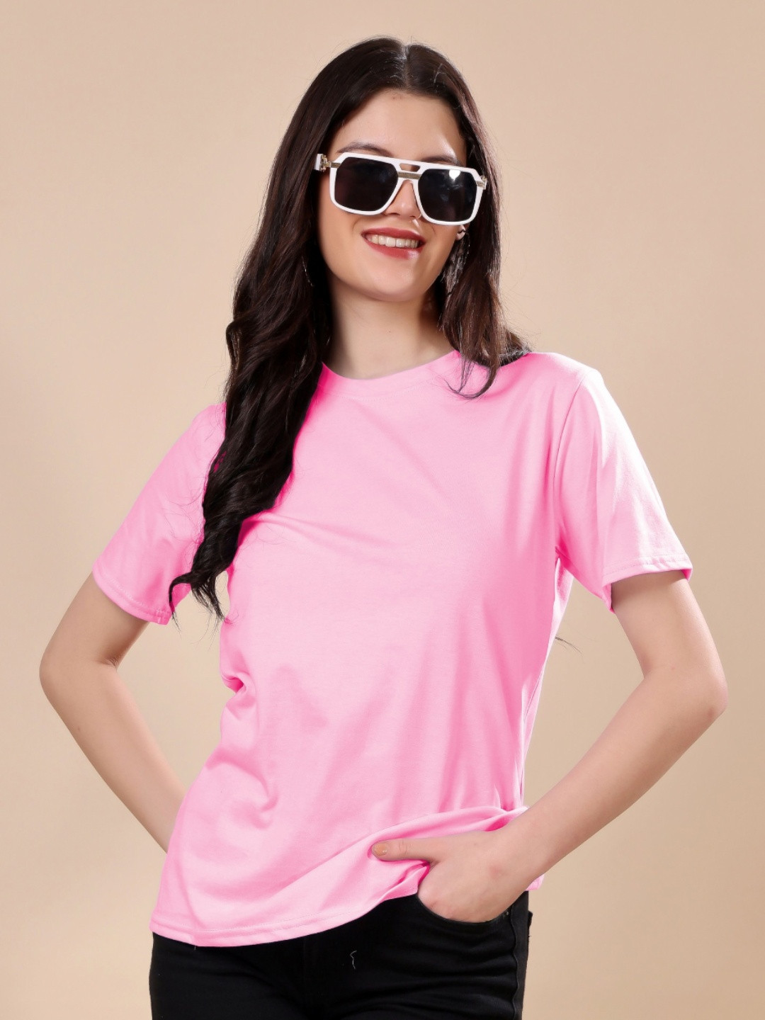 TQH Round Neck Slim Fit T-shirt