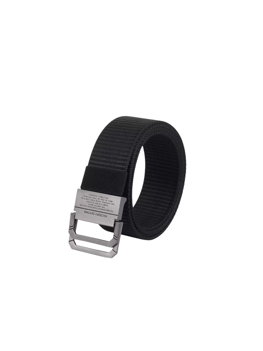 Niddleman Men Solid Textured Belt MAY25_MTSH_P1_BLADE_BLACK_26