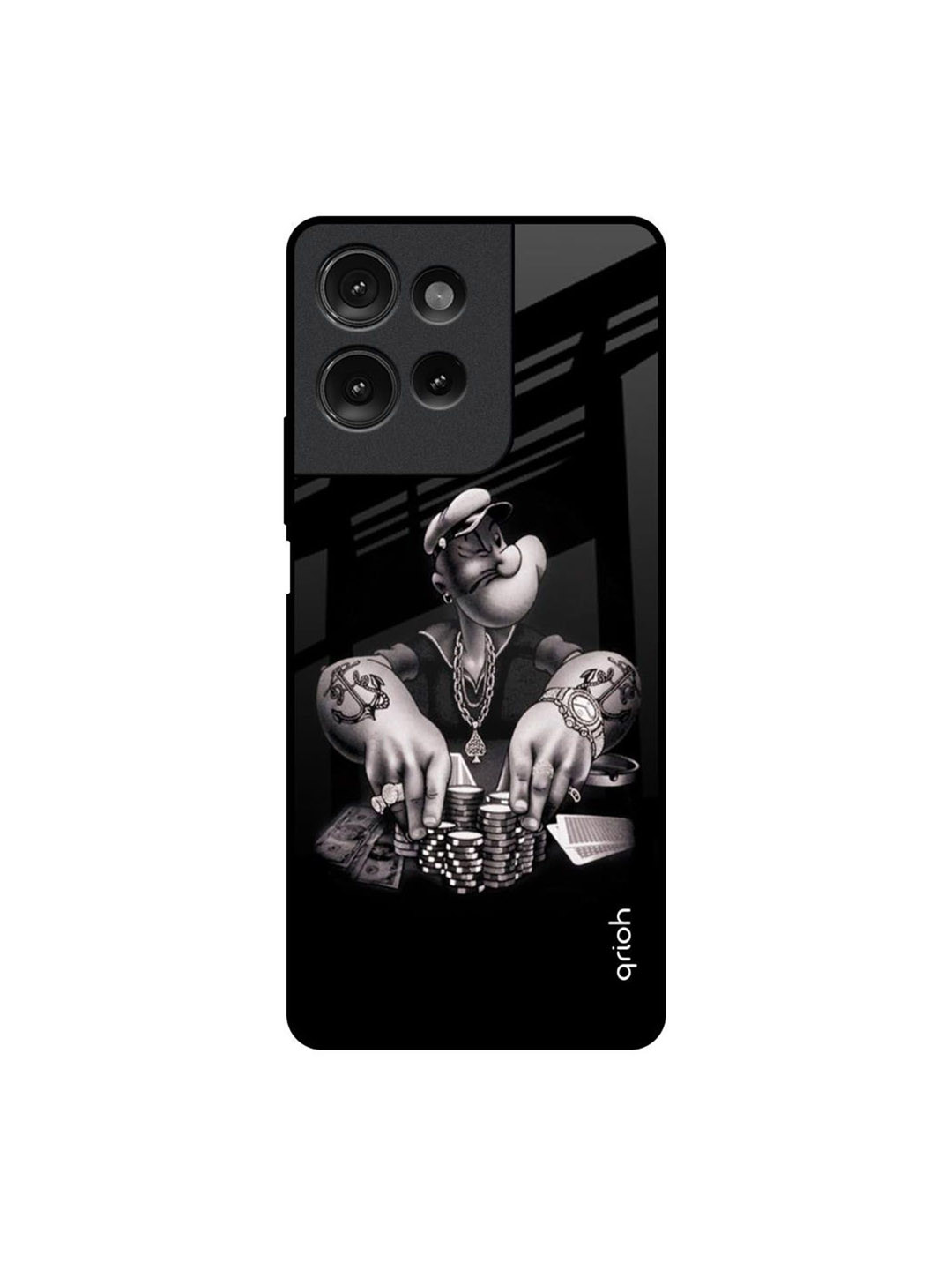 QRIOH Gambling Problem Printed Motorola G75 5G Impact Resistant Back Case