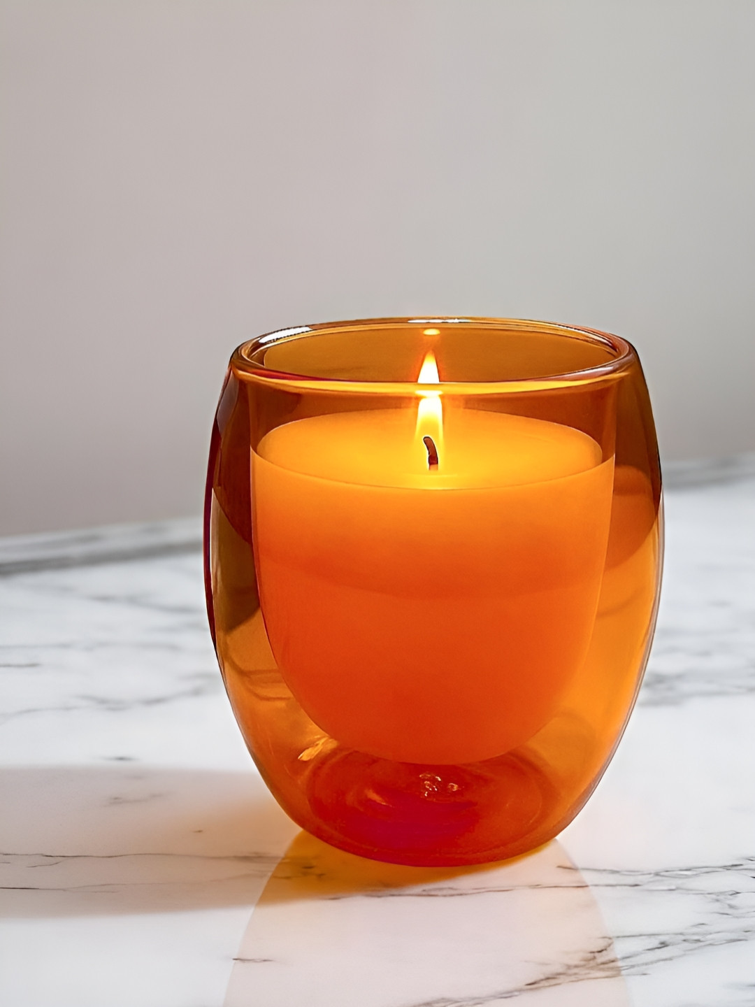 Soi FlameCraft Double insulated 1 Wick Midnight Noir Solid Geometric Regular Jar Candles