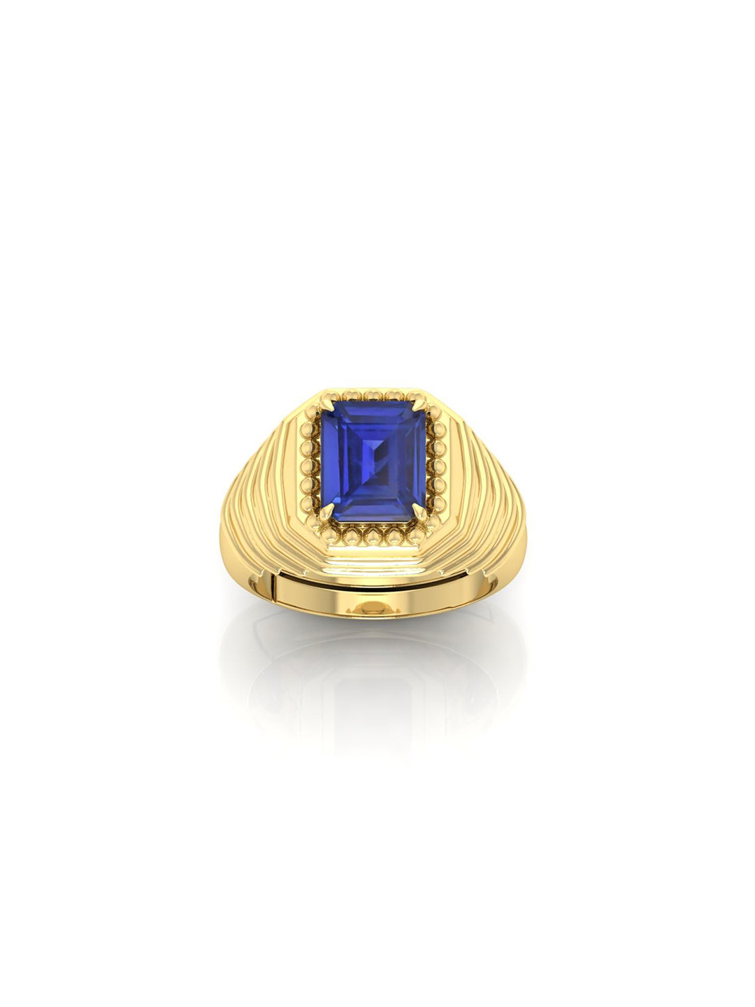 RRVGEM 9.25 Ratti 8.00 KT Blue Sappire Ring