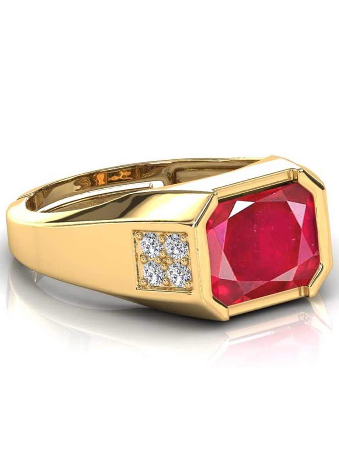 RRVGEM Ruby 10.25 Ratti Finger Ring