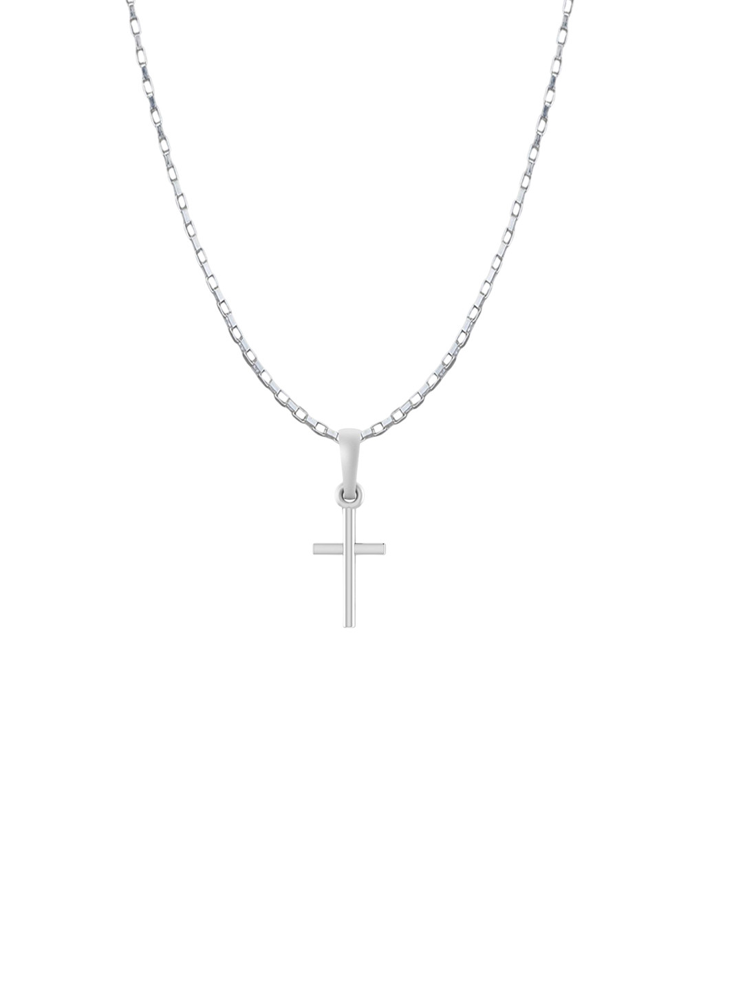AKSHAT SAPPHIRE Men 925 Sterling Silver Jesus Cross Pendant With Box Chain